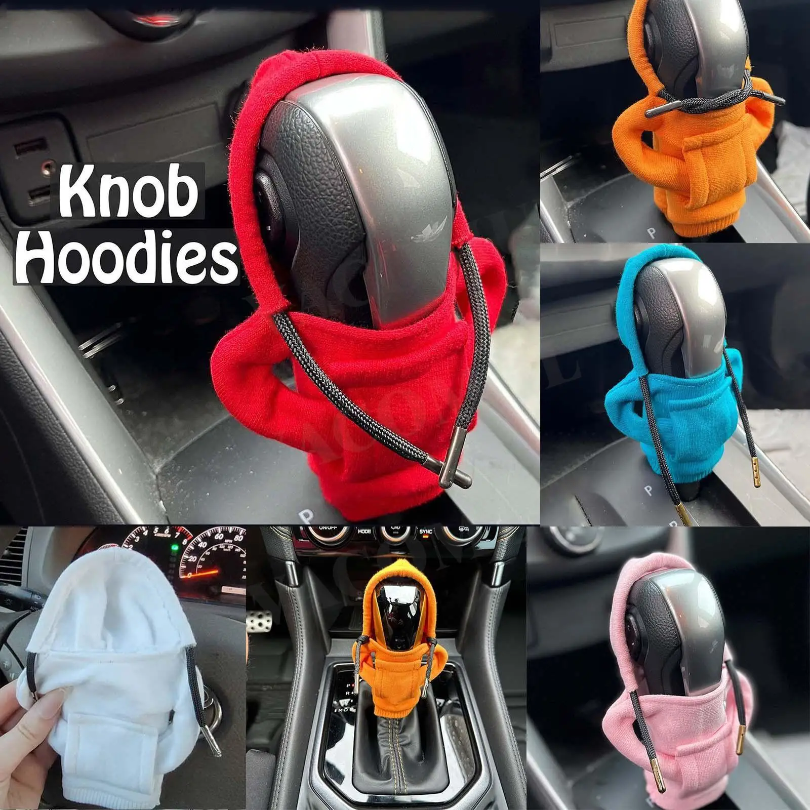 car gear shift cover Hoodie Car Gear Shift Cover Fashion Gearshift Hoodie Car Gear Shift Knob Cover Manual Handle Sweatshirt Change Lever