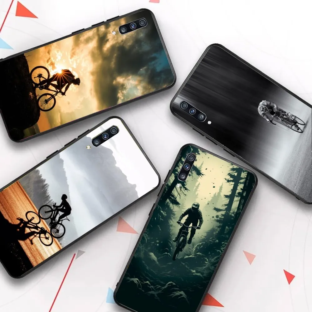 

BIKE CYCLING art Phone Case For Samsung A 10 11 12 13 20 21 22 30 31 32 40 51 52 53 70 71 72 73 91 13 shell