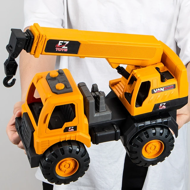 Simulation Classic Big Size Engineering Car Toys Excavator Model Tractor Toy Boys Children Truck Model Car Toys for Kid Gift 1