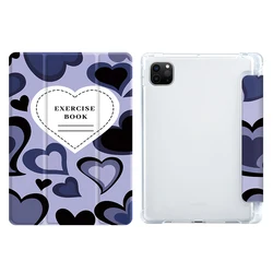 Universal Tablet Case with Pencil Holder and Auto Wake/Sleep Feature for iPad 2020 21(12.9) (WHITE)