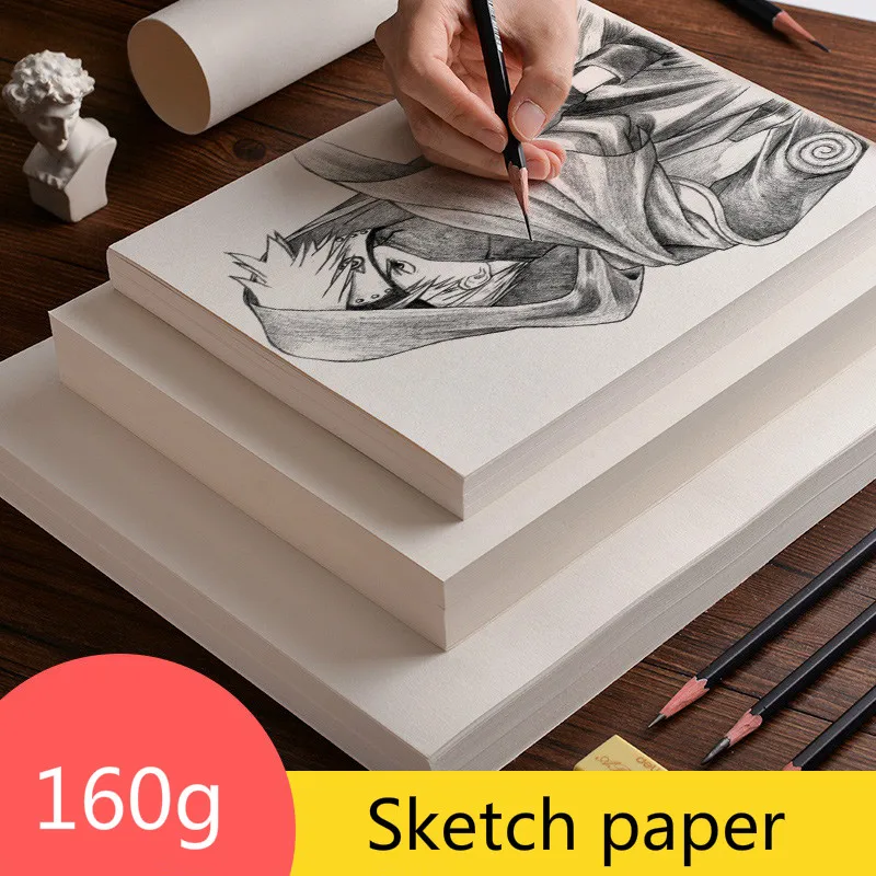 

4K 8K 16K Drawing Paper Student Painting Sketchbook 180g 160g Aquarelle Sketching Paper Watercolor Sketching Papier Art Supplies