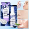 Fresh Fruit Transparent Gel Makeup Front Milk Setting spray Small Set Priming, Moisturizing, Non sticking Powder, Keep Makeup Fi 1