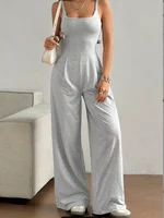 Halter Jumpsuit – Backless, Slim-Fit Sleeveless Floor‑Length