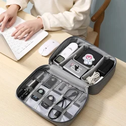 Phone Cable Organizer Travel Waterproof Cable Bag Portable Digital USB Gadget Organizer Charger Wire Cosmetic Zipper Storage Bag