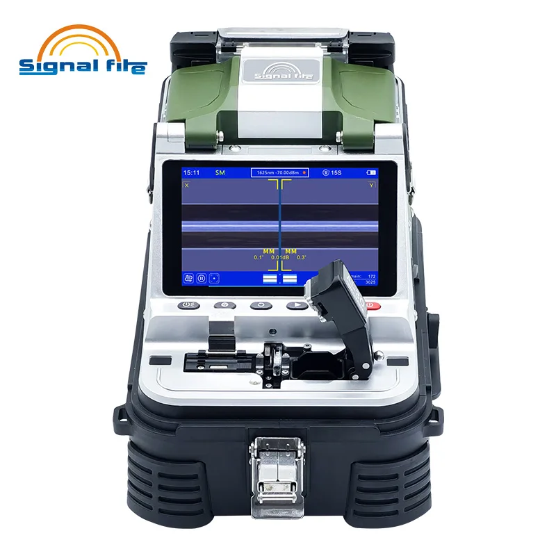 New Model AI-20/AI-30 Optical Fiber Fusion Splicer Melting Machine with VFL OPM Tool Kit