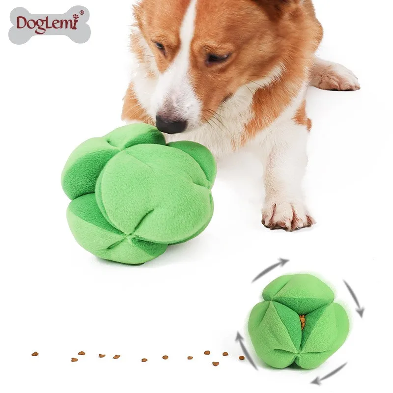 ATUBAN Foraging Dog Squeaky Plush Toy, Snail Squeaking Puppy Sniffing  Training Toy,Puzzle Dog Hiding Treat Toys for Slow Feeding