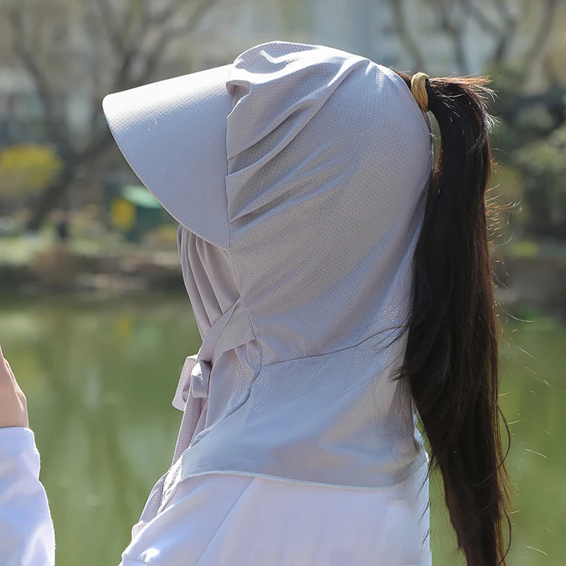 Summer Sun Hat For Women Outdoor Breathable Sun Protection Versatile Face Covering Neck Protection UV Shawl Hat