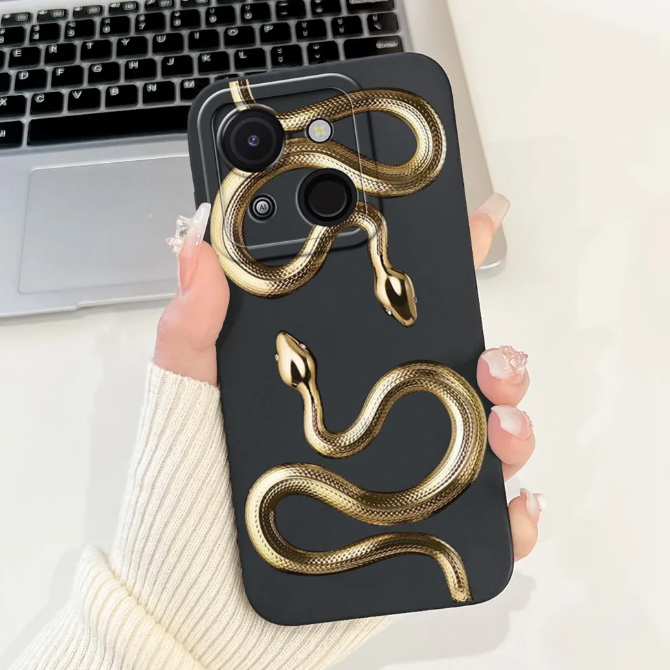 Cute Cat & Floral Silicone Phone Case - Stylish Protective Bumper