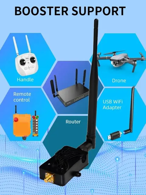 COMFAST WiFi amplificador de potencia 4W/5W adaptador amplificador