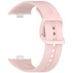 Soft Silicone Sport Watch Band - Replacement Wristband Accessory for Redmi watch 5 (Flesh pink)