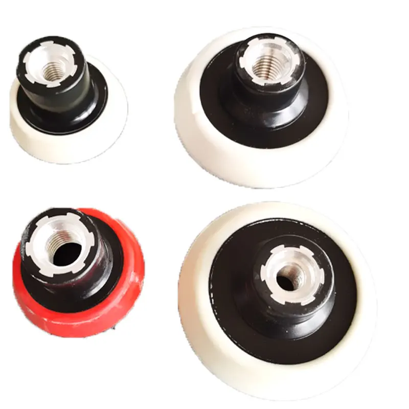 Rotary Polisher Backup Platform Self Adhesive Hook and Loop Back Plate M10/M14/ 5/8 '' for Soft Edge Polishing Pad