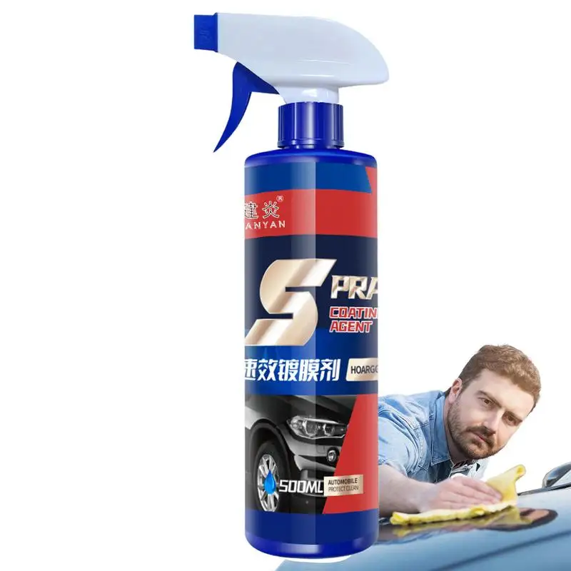 

Car Paint Ceramic Coating 500ML Ceramic Spray Hydrophobic Formula Crystal Plating Agent Waterless Paint Care Detailing Tools