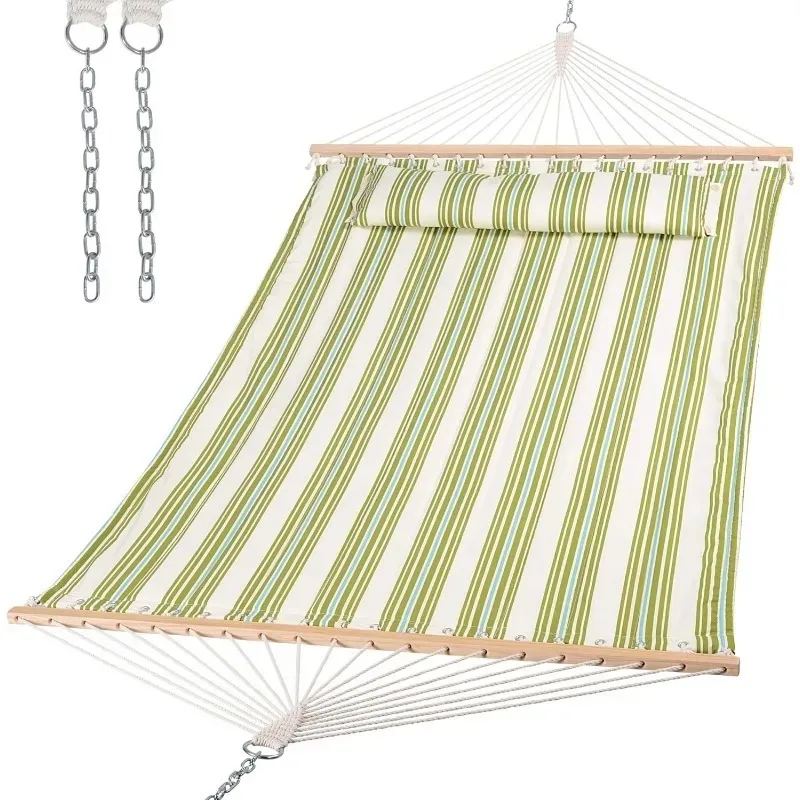 Hammock 2 Person Heavy Duty, Double Hammocks for Trees, 2 Person Hammock with Spreader Bar
