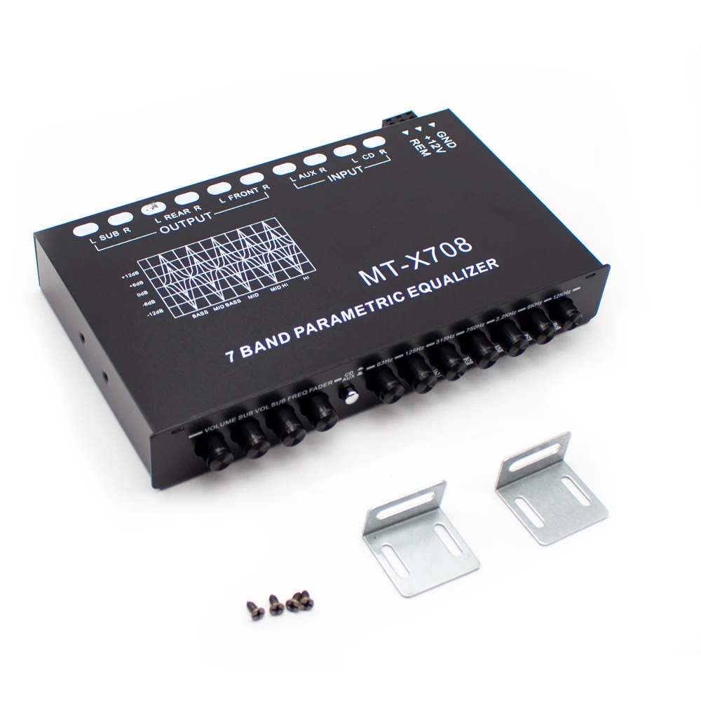 

DLHiFi 7 Segment Equalizer Audio EQ Tuning Crossover For Car HiFi Amplifier