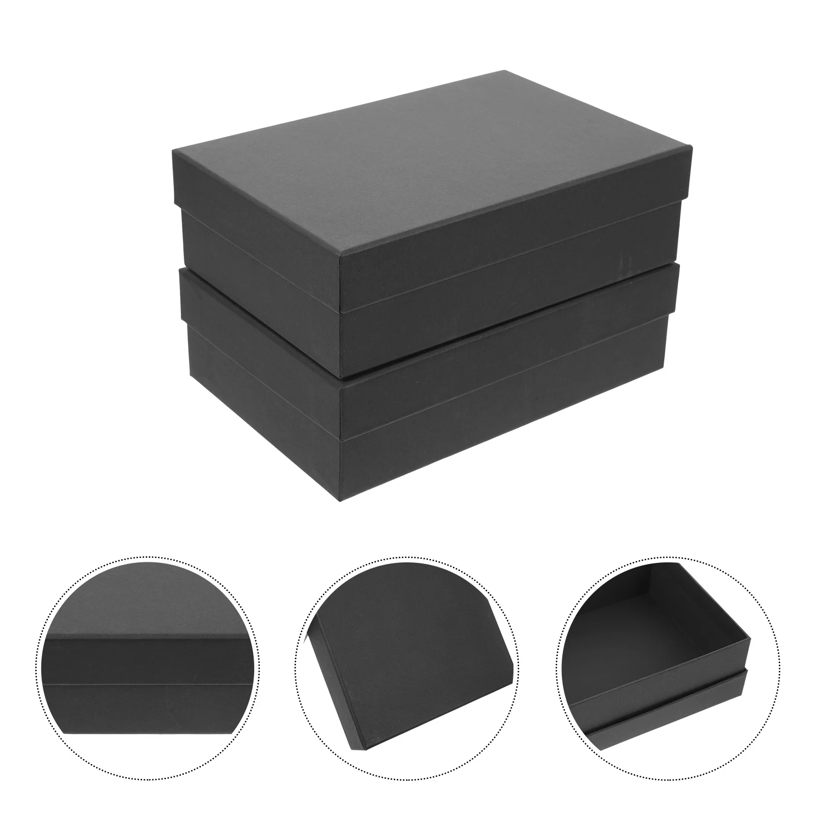 

2pcs Gift Box Festival Box Gift Wrapping Box Gift Storage Box Birthday Gift Packing Box