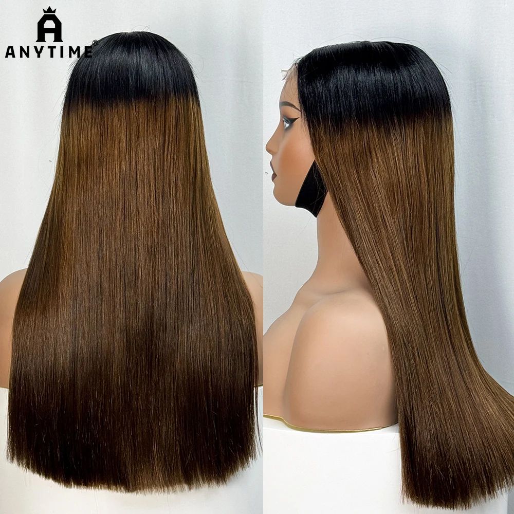 2x6 5x5 Lace Closure 330% Density Double Drawn Vietnamese Human Hair Straight Human Hair Wig Transparent Lace Front Wig