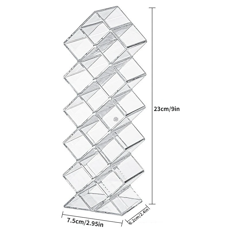 1pcs Fish Lipstick Case Desktop Organizer Box Multi-compartment Organizer Lipstick Display Rack 16 Compartment Fish 4