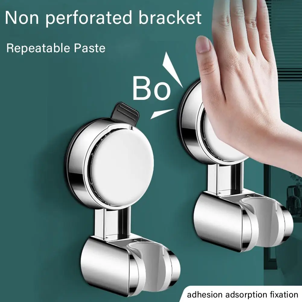 Description Picture 4 of itemSuction Cup Shower Bracket Nozzle Holder Hanging Seat Detachable Wall Mounted Shower Head Holder Bathroom Shower Faucet Accessor