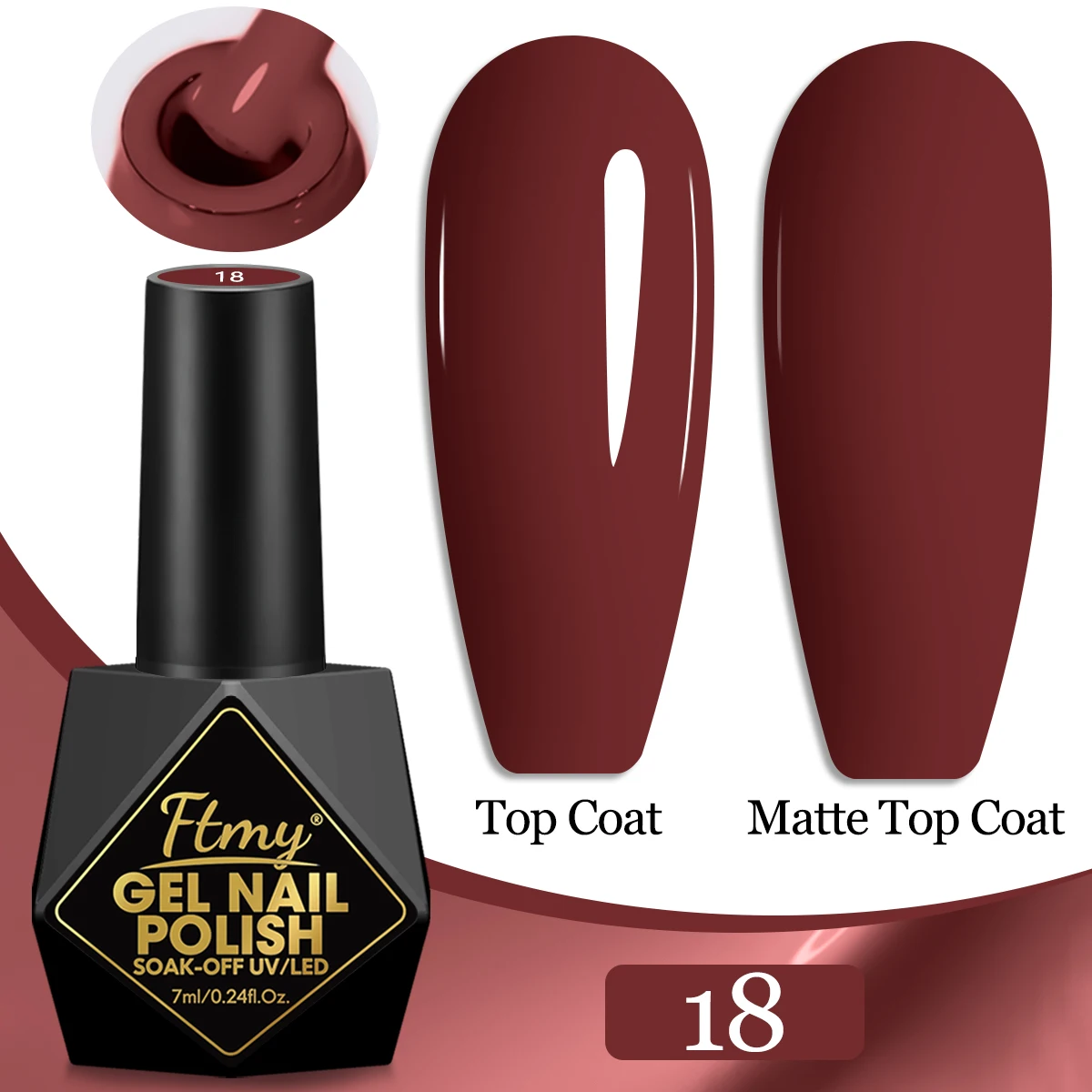 Color Gel Polish Set - Popular Series, 7ml, Vibrant Manicure Collection with Smooth Texture, UV LED Soak Off Semi-Permanent Nail Art