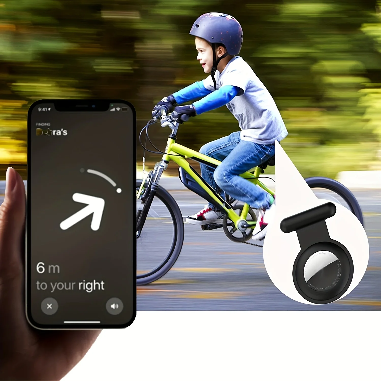Silicone Holder for Kids Hidden Kids GPS Tracker Holder Case for airtag Hidden holder with pin Air Tags Children Elderly 1pc