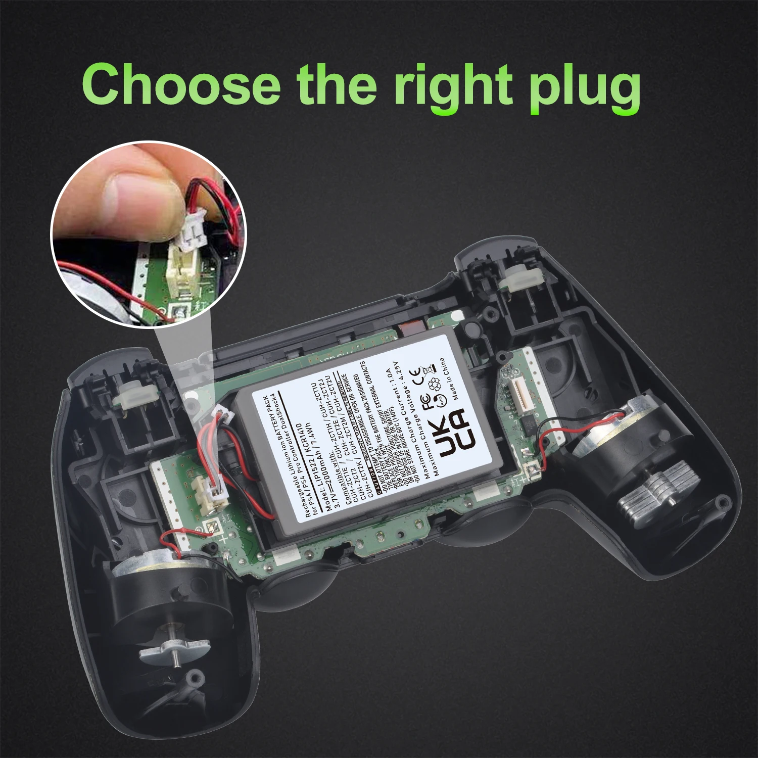 PlayStation4 - CLEA Amazon.com: OSTENT 3.65V 1000mAh LIP1522 Rechargeable Li-ion