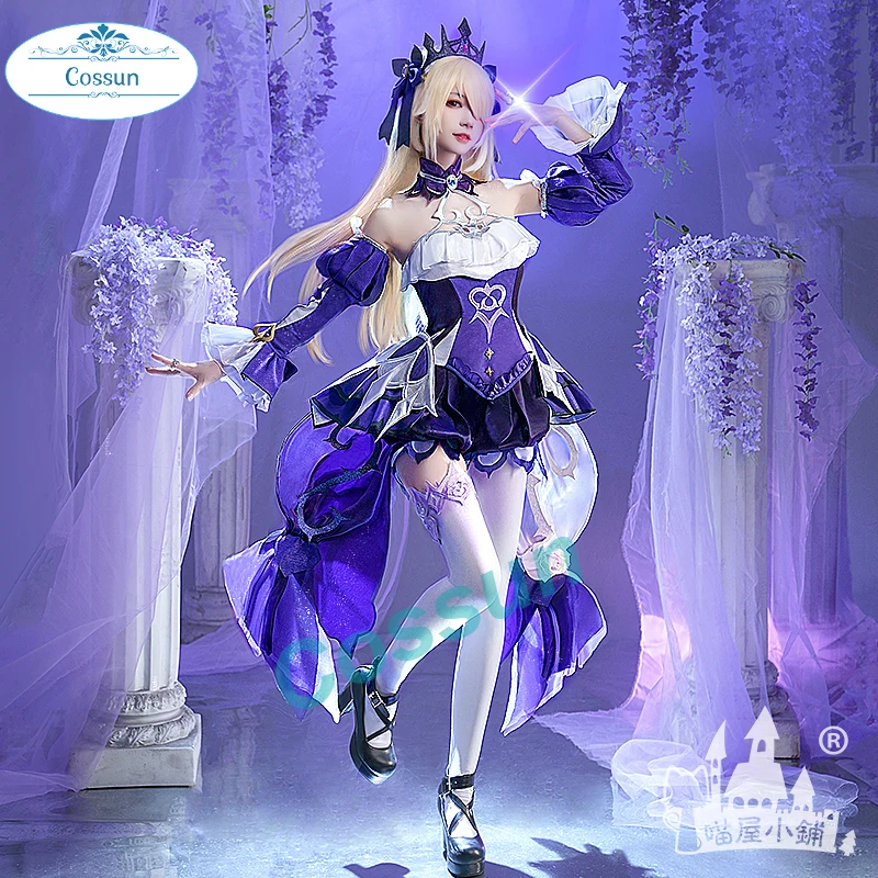 

Game Genshin Impact Fischl New Skin Ein Immernachtstraum Dream Cosplay Costume Woman Christmas Cosplay Dress