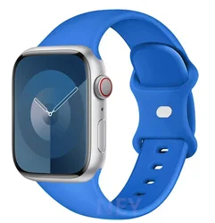 Silicone Sport Band for Smartwatch - Versatile and Durable Strap Bracelet (Blue 02)