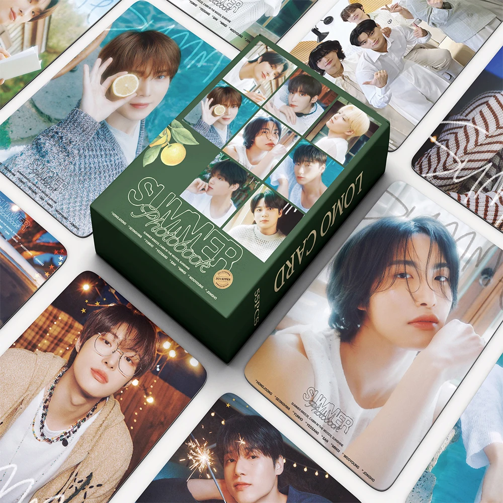 Lomo Cards 54pcs/set Kpop ATEEZ BEYOND For Fans Collection Gift