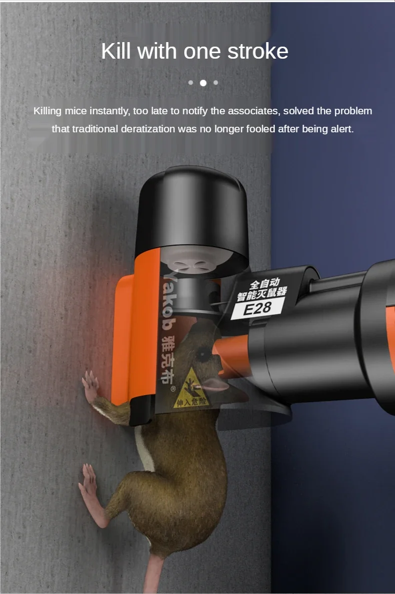 Description Picture 5 of itemA24 CO2 Non-Toxic Rat and Mouse Trap Kit Newest Portable Easy Multi-catch Trap Machine Auto Reset Rodent Killing Machine