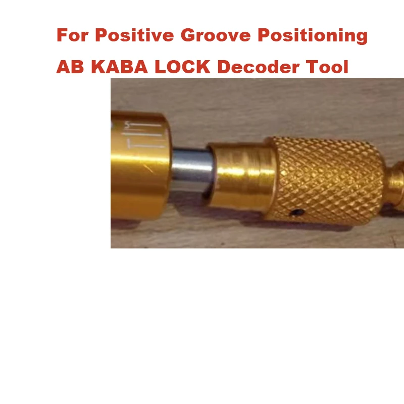 Gold KABA Positive Groove AB KABA Positioning Decoder Tool Locksmith Tool
