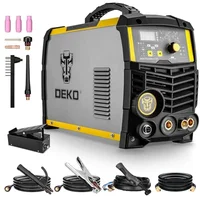 250A AC/DC Inverter TIG/MMA Welder with Foot Pedal IGBT VRD Function Carbon Steel Stainless Steel Copper Aluminum Alloys Compact 1