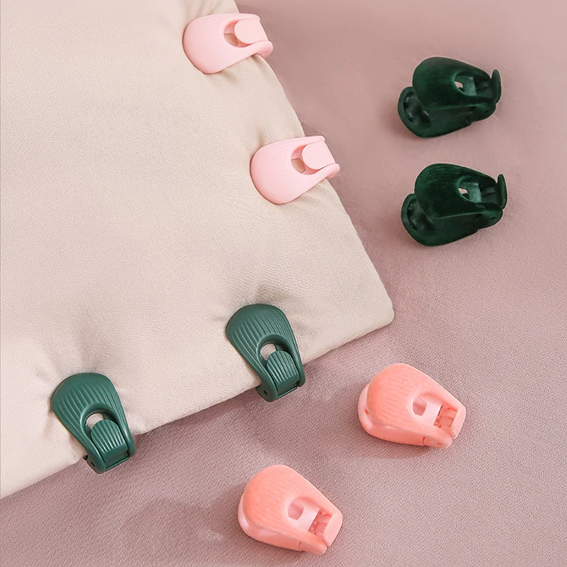 6Pcs Bed Sheet Cover Holder Pegs Non-slip Blanket Fastener Clip Buckle Anti-slip Duvet Fasteners Bed Clips Fixer 3