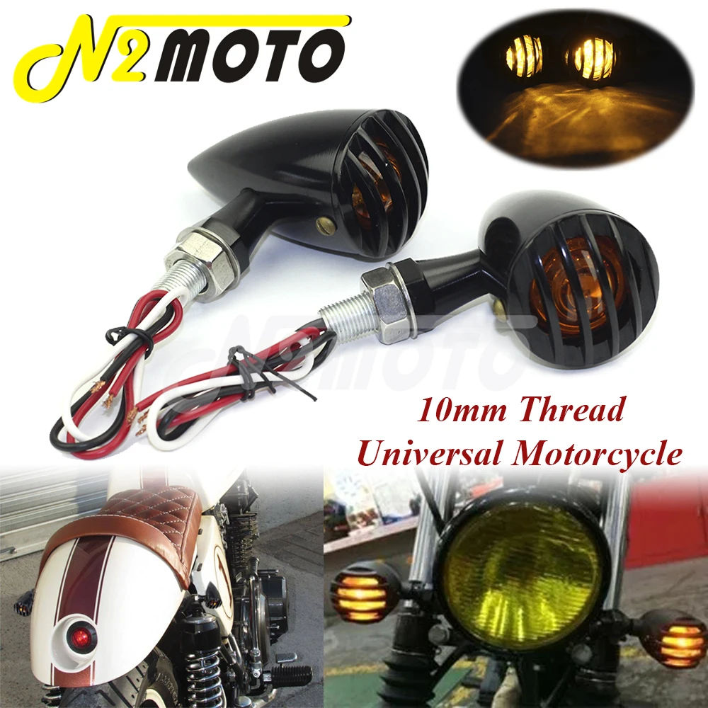 

Универсальный светодиодный индикатор поворота для мотоциклов Honda, Suzuki, Ducati, Yamaha, 10 мм