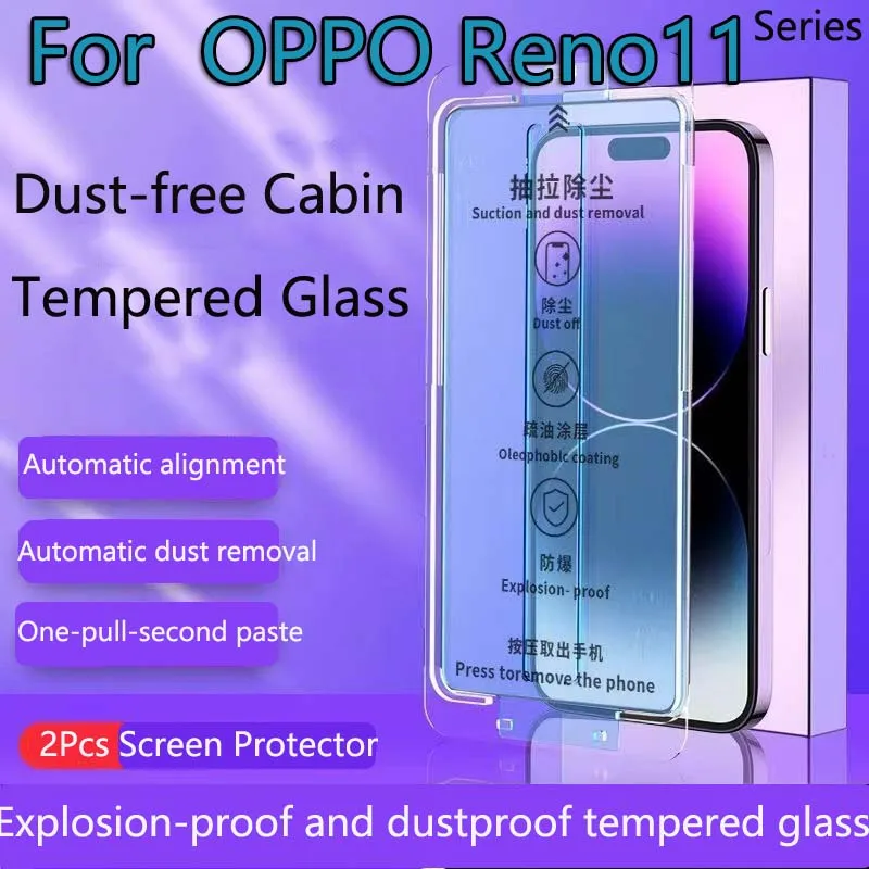 

Защитные инструменты для экрана Reno11 для OPPO Reno 11Pro, вторая наклейка, интерьер без пыли Reno11Pro