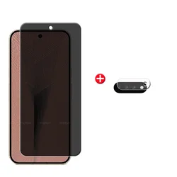 All - in - One Privacy Shield Screen Protector with 9H Hardness for Google Pixel 11 Series (1 Glass and 1 Len)
