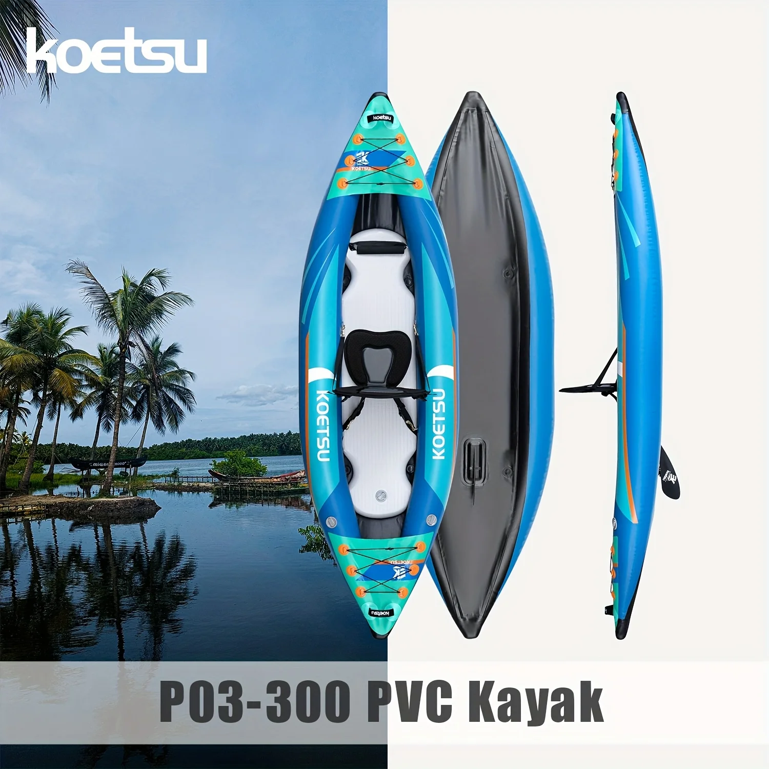 Inflatable Kayak – Single & Double, Outdoor Sports 1