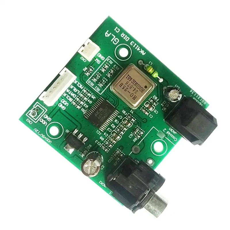 XB-AK4113 DAC 오디오 수신기 보드용 SPDIF 동축 광섬유 I2S 출력 샘플링 속도 32-192KH