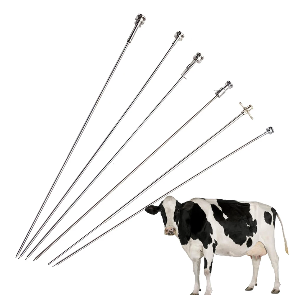 Cattle Artificial Insemination Gun Artificial Insemination Gun For Cattle Cow Dairy Universal Clip Type Farm Equipment Semen 0.25ml 0.5ml A.I.Veterinary Instrument