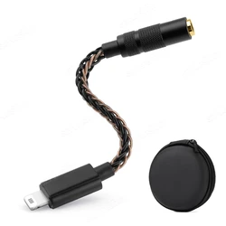 Premium HiFi Lightning to 3.5mm Audio Adapter Cable with Original C100 Chip DAC (Black)