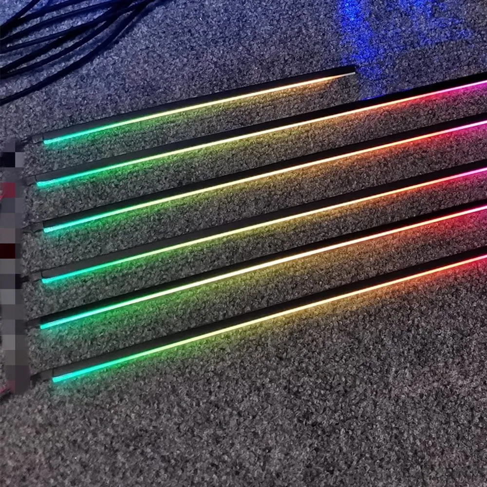 รูปสินค้า แถบ LED ตกแต่งภายในรถ RGB อะคริลิค ปรับความยาวได้