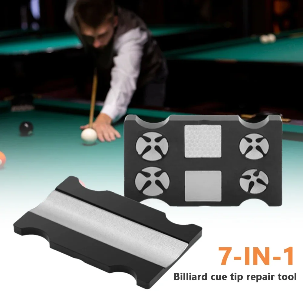 Billiards Pool Cue Shaper Pool Cue Tip Shaper Scuffer Portable Precision Scuffer Billiard Accessories for Daily Care Practice