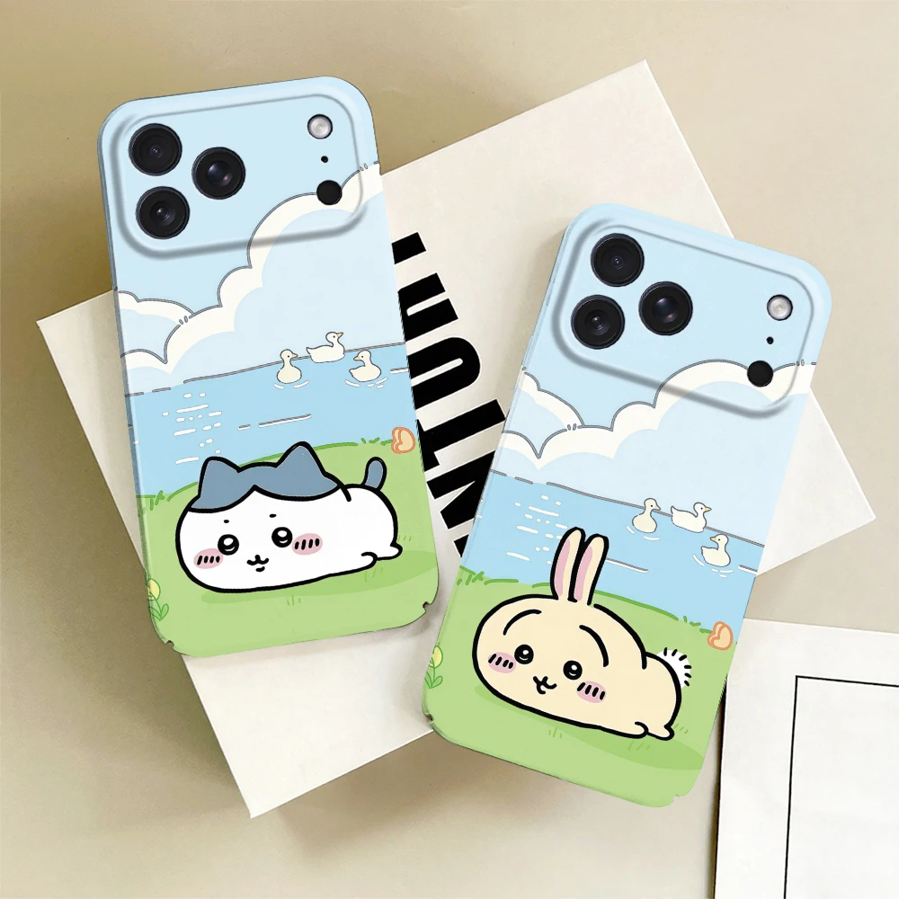 Cartoon C-ChiikawaS Cute Glossy HD Hard Phone Case Cover