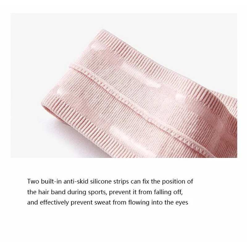 Seamless Elastic Sports Sweatband 2