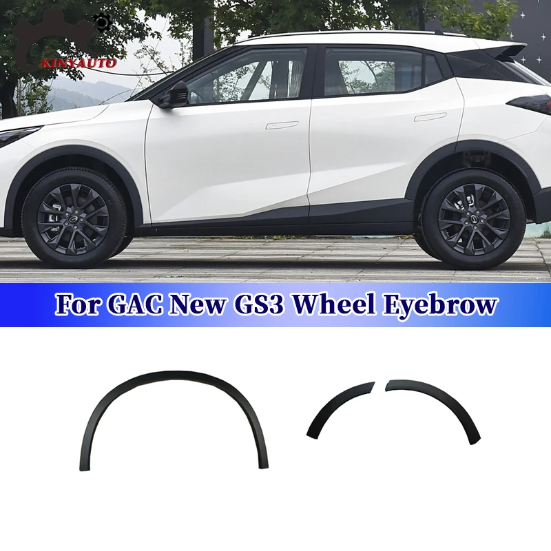 For GAC New GS3 2023 24 Wheel Eyebrow Fender Pad Extension Wheel Arches Trim