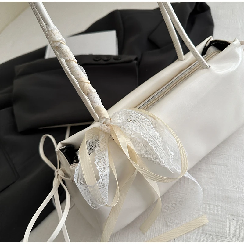 French Elegant Square PU Bag Image 7