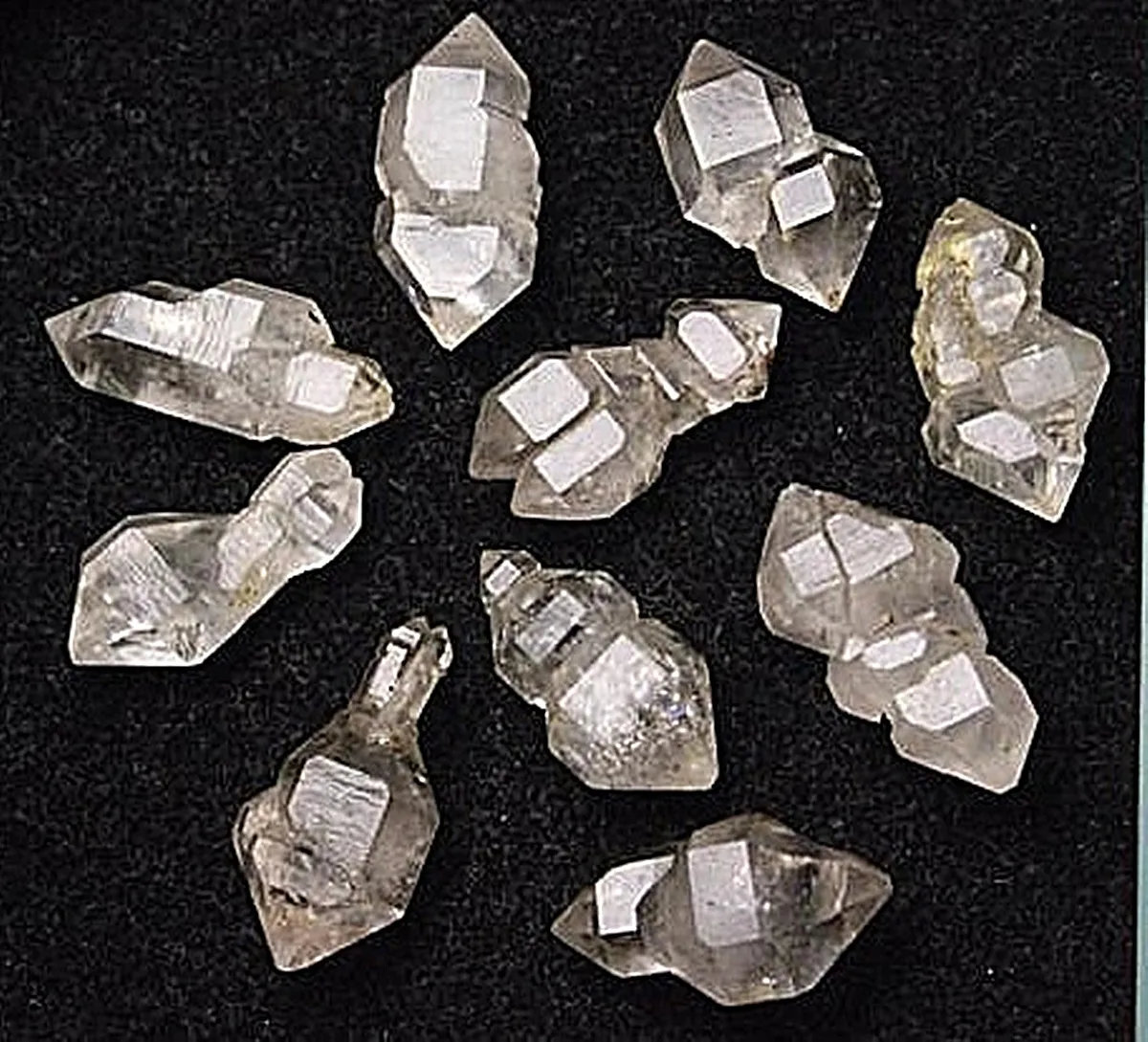 Herkimer Diamond Ore Reiki Specimen Chakra Energy Stone Natural Crystal