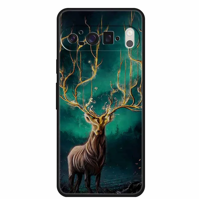 Space-Themed Soft Silicone TPU Phone Case - Astronaut Design