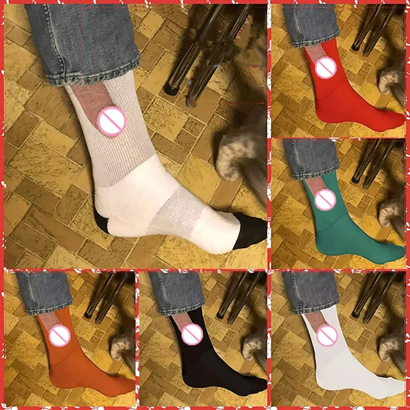 2023 Novelty Funny Sock Show Off-penis Joke Exposed Prank Printing  Christmas Gift New Show Off Funny Colorful Socks Sexy Socks - Stockings &  Gift Holders - AliExpress