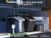 Ice Maker Countertop - Chewable Pellet Ice Cubes, 33 lbs Daily Output, Stainless Steel Housing, Self-Cleaning Ice Machine 3