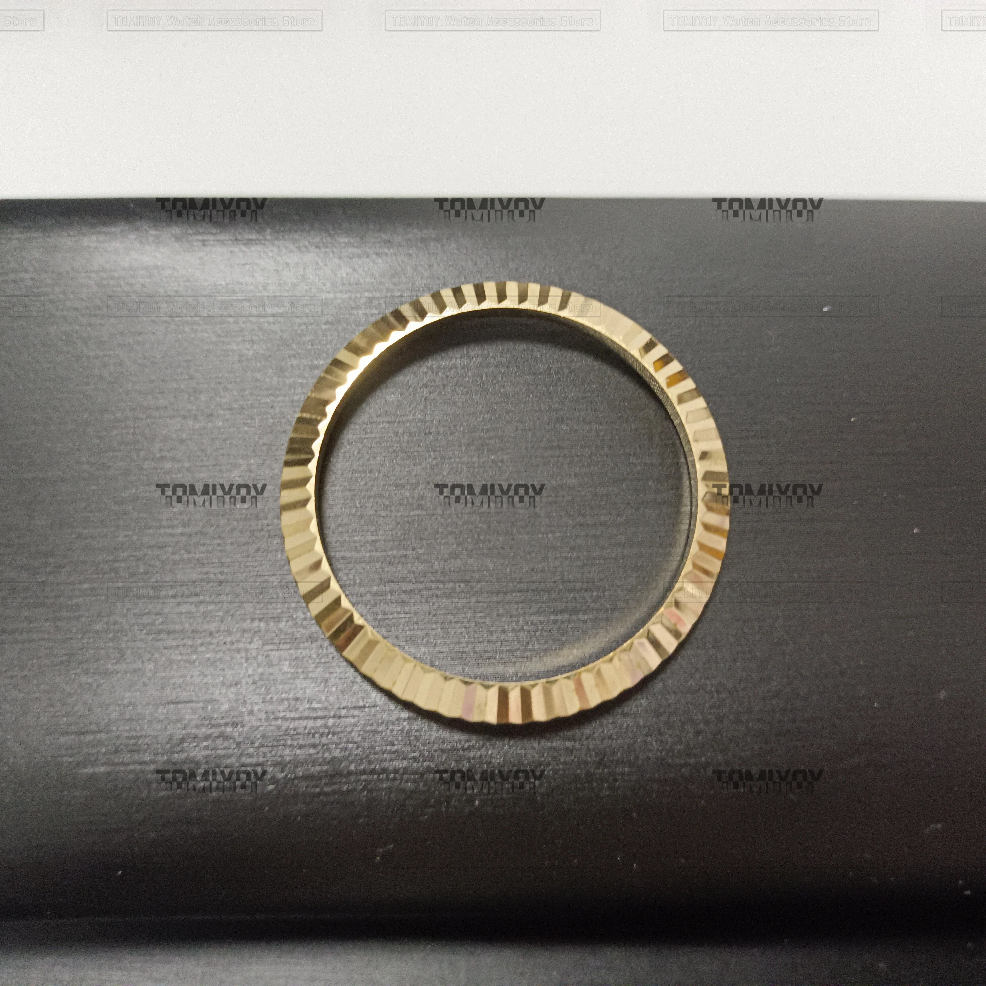 31Mm 36Mm 41Mm Placcatura In Acciaio Inossidabile Dorato Cornice Scanalata Adatta Per Cassa Dell'Orologio Rlx Datejust